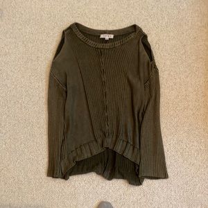 Thml cold shoulder sweater